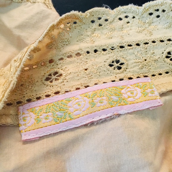 NO BRAND Bolero/Crop Top Tan with Beading Size S - Picture 6 of 7